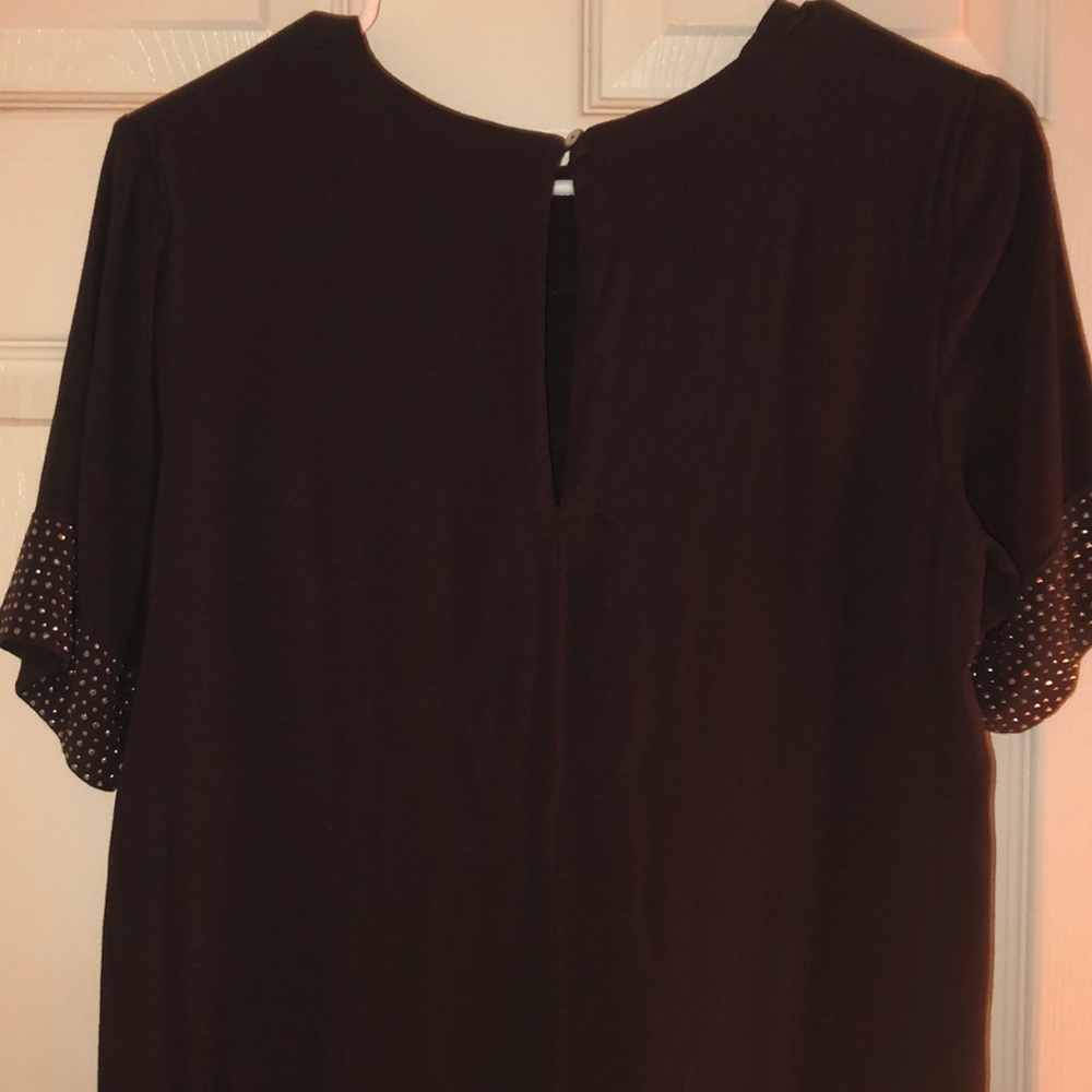 H&M DARK GRAY DRESS W RINESTONES LINING - Picture 5 of 5
